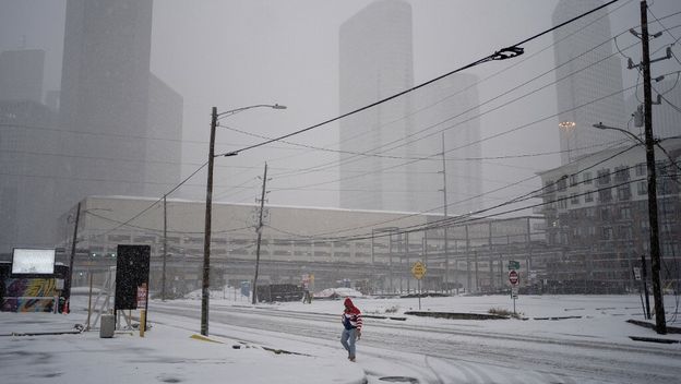 Snijeg u Teksasu, ilustracija