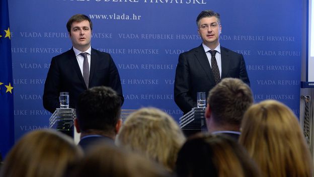 Tomislav Ćorić i Andrej Plenković