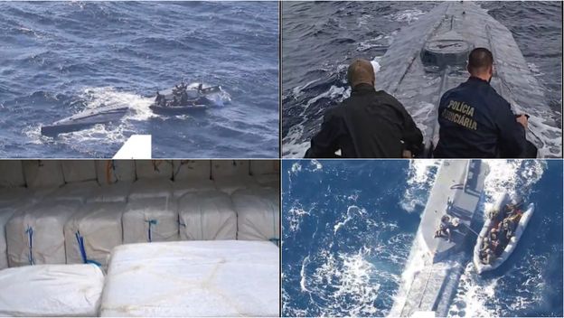 Presretanje narko polupodmornice