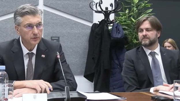 Andrej Plenković i Tomislav Ćorić