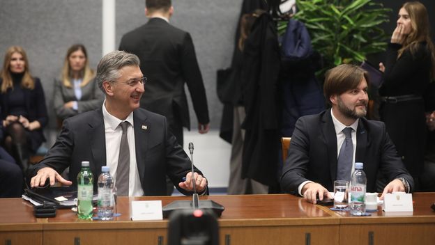 Andrej Plenković i Tomislav Ćorić