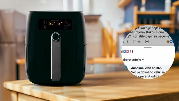 Friteza na vrući zrak i urnebesno pitanje