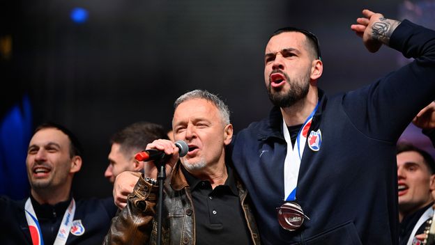 Doček rukometaša na trgu