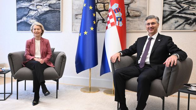 Sastanak Andreja Plenkovića i Ursule von der Leyen