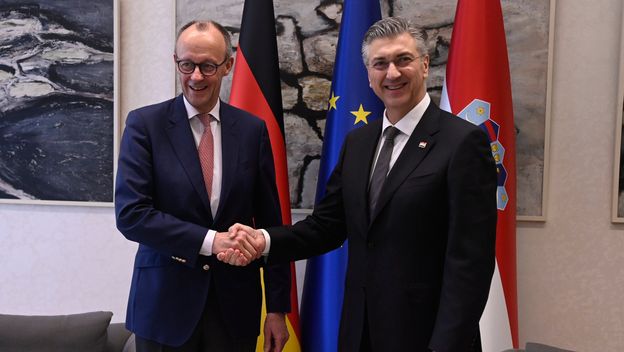Andrej Plenković i Friedrich Merz