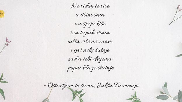 Najljepši stihovi iz pjesama Olivera Dragojevića - 8