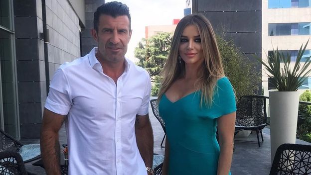 Luis Figo, Fani Stipković (Foto: Instagram)