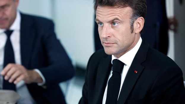 Emmanuel Macron na sastanku lidera Renew Europe, Bruxelles, 29. lipnja 2023.