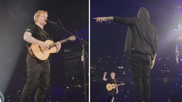 Eminem i ed sheeran okrenuti jedno prema drugom