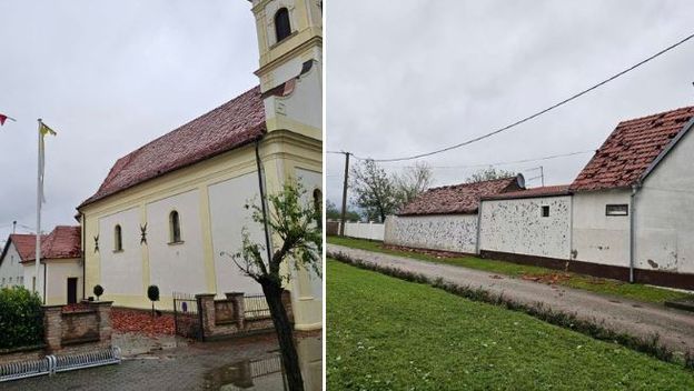 Oluja je teško oštetila kuće i zgrade u Bošnjacima