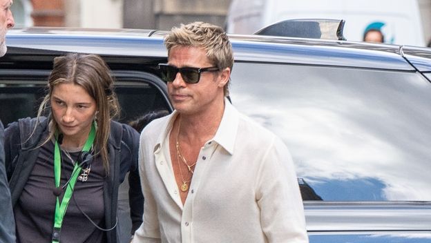 Brad Pitt na snimanju filma o Formuli 1