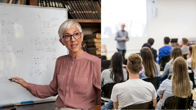 Sveučilišna profesorica i predavanje