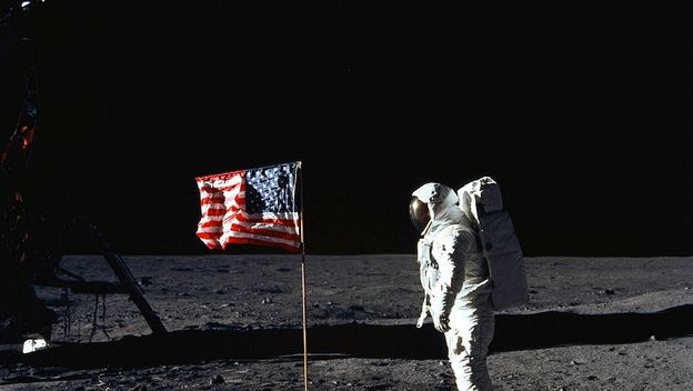 Američki astronaut na Mjesecu