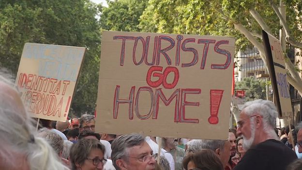 Prosvjed protiv turizma u Barceloni - 1
