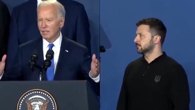 Biden i Zelenski