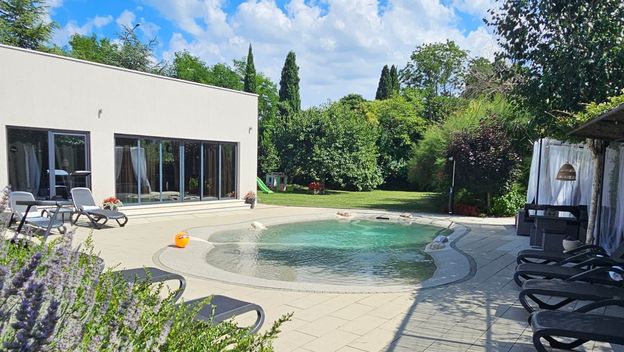 Villa Franka u Nedešćini u Istri ima bazen prirodnog izgleda i cvjetnu aleju s preko 150 biljaka - 15
