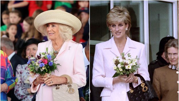 Kraljica Camilla i princeza Diana s Lady Dior torbom