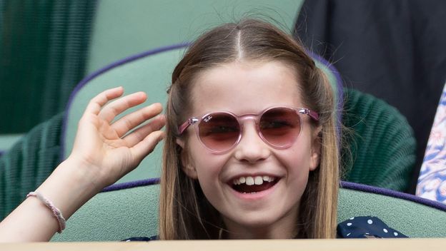 Princeza Charlotte na Wimbledonu