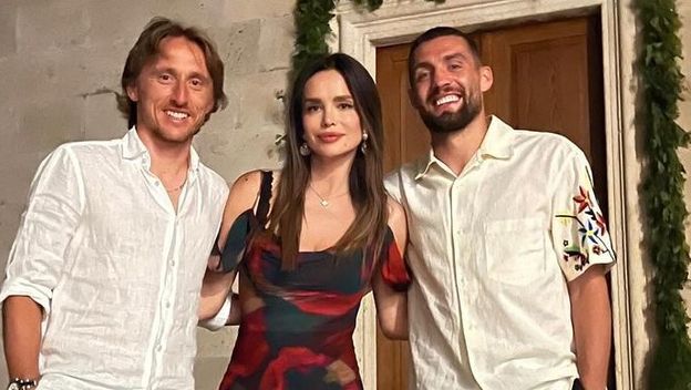 Luka Modrić, Severina i Mateo Kovačić