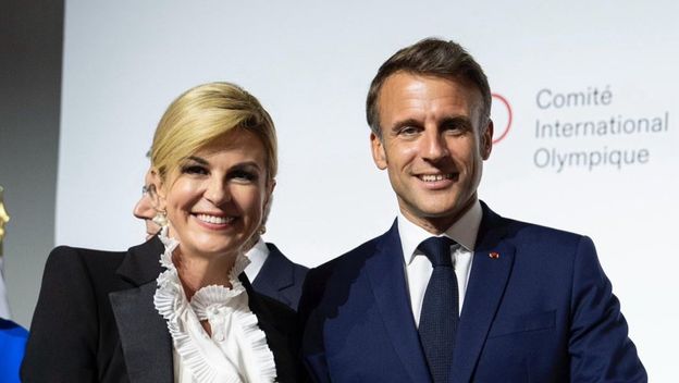 Kolinda Grabar-Kitarović i Emmanuel Macron