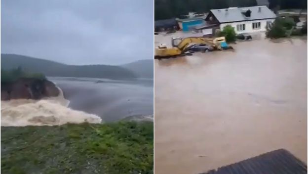 Poplava zbog puknuća brane
