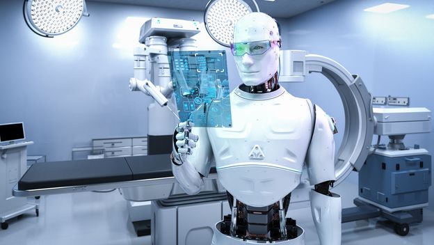 Robot doktor, ilustracija