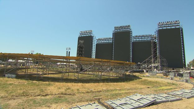 Pripreme za Thompsonov koncert - 2