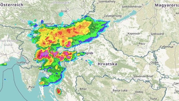 Nevrijeme ide prema Hrvatskoj