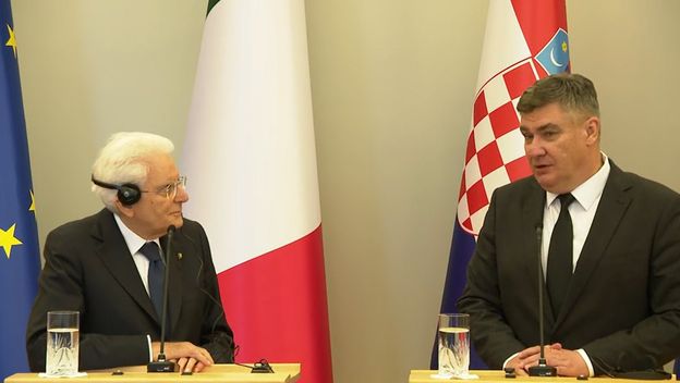 Sergio Mattarella i Zoran Milanović