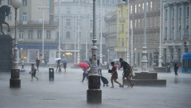 Kiša u Zagrebu
