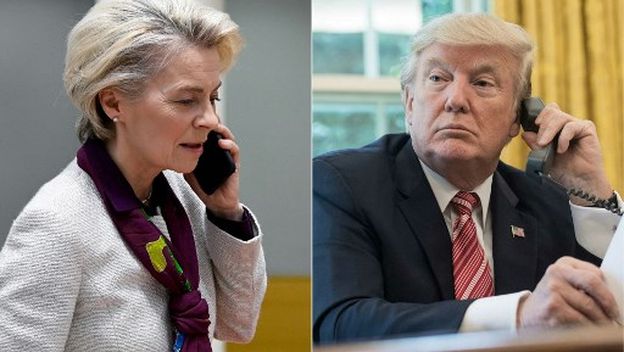 Ursula von der Leyen, Donald Trump
