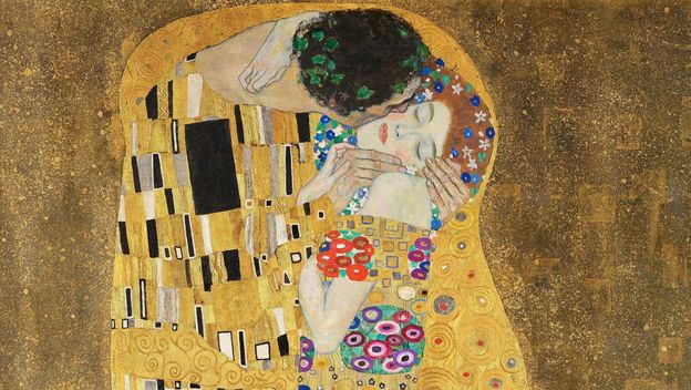 Gustav Klimt 'Poljubac'