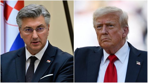Premijer Andrej Plenković i predsjednik SAD-a Donald Trump