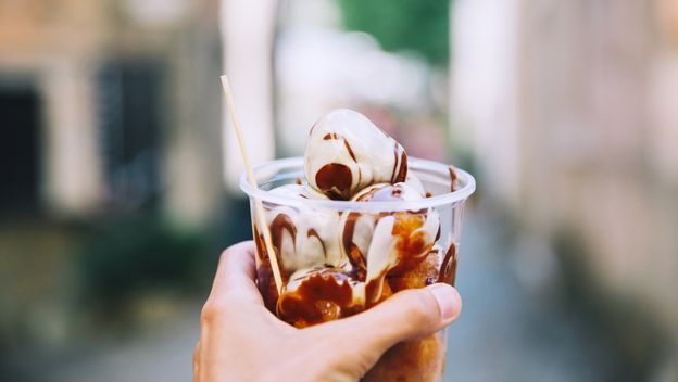 Fritule - ilustracija