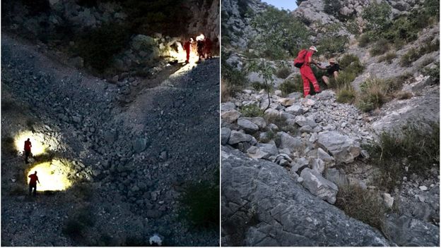 Akcija spašavanja u Baškoj Vodi