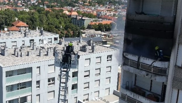 Vatrogasci gase požar