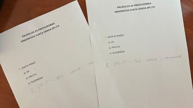 Franko Kelam objavio sliku glasačkog listića