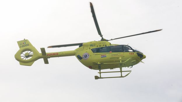 Medicinski helikopter - Ilustracija