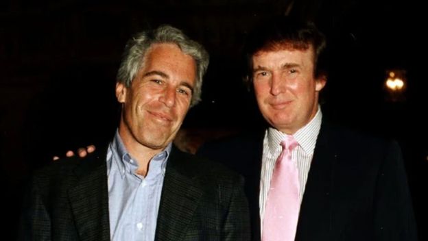 Jeffrey Epstein i Donald Trump