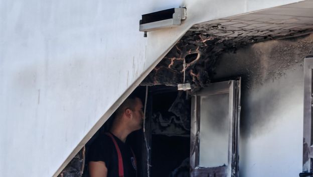 Požar na turističkom brodu u Makarskoj