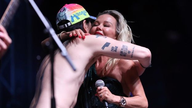 Maja Šuput i Steve Aoki