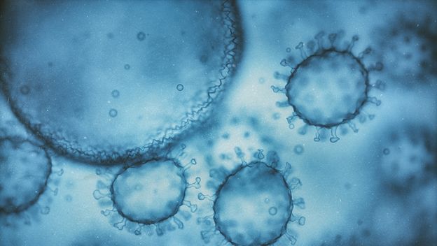 Virusi napadaju stanicu, ilustracija