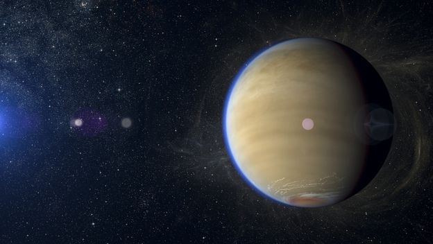 Saturnov mjesec Titan, ilustracija