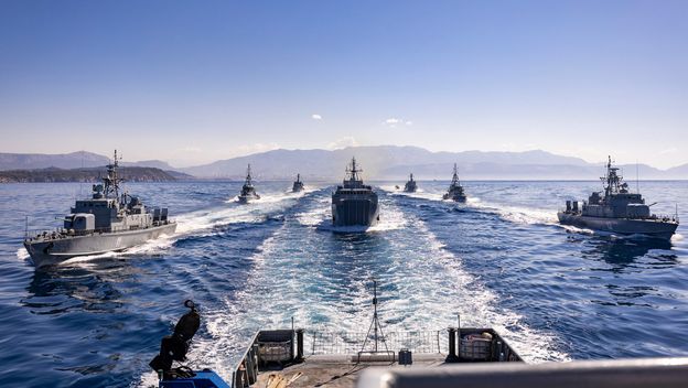 Uvježbavanje brodova Hrvatske ratne mornarice za mimoplov - 5