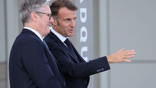 Britanski premijer Keir Starmer i predsjednik Francuske Emmanuel Macron