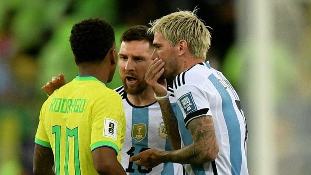 Rodrygo, Messi i De Paul