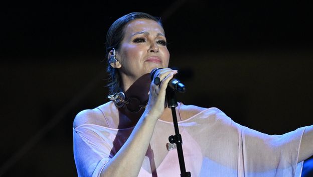 Nina Badrić na koncertu