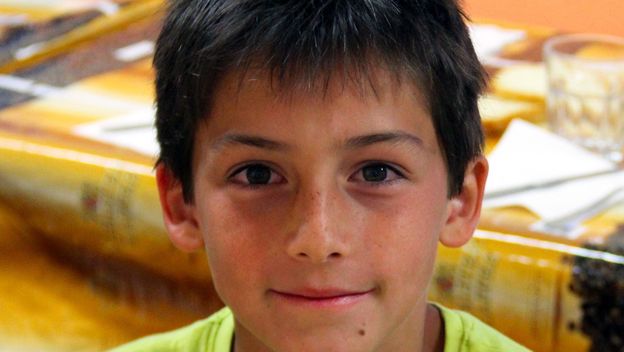 Pietro Adobati kao dječak