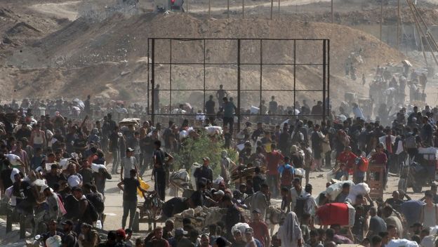 Palestinci u kolonama idu preuzeti humanitarnu pomoć