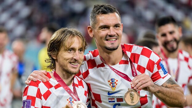 Luka Modrić i Dejan Lovren